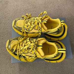 Yellow and Black Sneakers